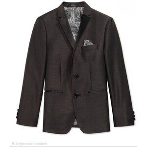 DKNY Skinny Fit Black Tuxedo Separate Blazer With Satin Lapel